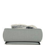 Hermes Herbag Zip 20 Mini Gris Pantin Toile Militaire Canvas and Black Vache Hunter Palladium Hardware