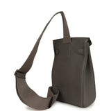 Hermes HAC A Dos PM Backpack Etain Togo Palladium Hardware