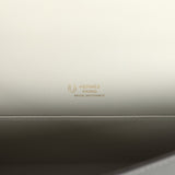Hermes Special Order (HSS) Kelly Pochette Gris Meyer Verso Swift Permabrass Hardware