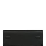 Pre-owned Hermes Shadow Birkin Clutch Cut Black Swift