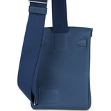 Hermes HAC A Dos PM Backpack Blue Tie Togo Palladium Hardware