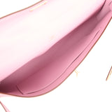 Hermes Kelly Cut Mauve Sylvestre Swift Rose Gold Hardware