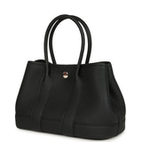 Hermes Garden Party Neo 23 Black Negonda Palladium Hardware