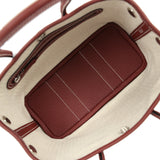 Hermes Garden Party Neo 23 Rouge H Negonda Palladium Hardware