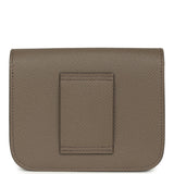 Hermes Constance Slim Wallet Etain Epsom Palladium Hardware