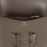 Hermes Constance Slim Wallet Etain Epsom Palladium Hardware