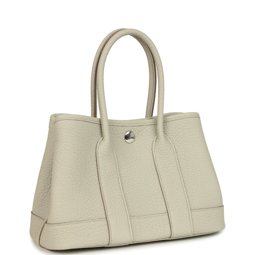 Hermes Garden Party Neo 23 Beton Negonda Palladium Hardware