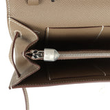 Hermes Kelly Wallet To Go Etoupe Epsom Palladium Hardware