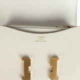 Hermes Constance Slim Wallet Craie Epsom Gold Hardware