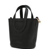 Hermes In-The-Loop 18 Black Clemence and Swift Gold Hardware