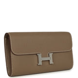 Hermes Constance Wallet To Go Etoupe Epsom Palladium Hardware