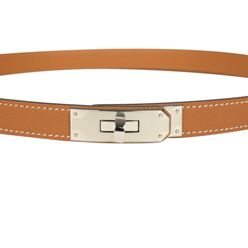 Hermes Kelly Pocket Belt 18 Gold Epsom Palladium Hardware