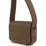Hermes Geta Etoupe Chevre Mysore Gold Hardware