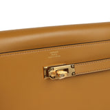 Hermes Kelly Wallet To Go Sesame Tadelakt Gold Hardware