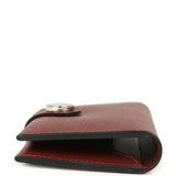 Hermes R.M.S Card Holder Rouge H Evercolor Lacquered Palladium Hardware