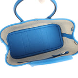 Hermes Garden Party Neo 23 Bleu Hydra Negonda Palladium Hardware