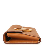 Hermes Maillon Chaine d' Ancre Wallet to Go Gold Epsom Gold Hardware