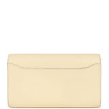 Pre-owned Hermes Constance Wallet To Go Nata Epsom Marquette Palladium Hardware