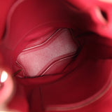 Pre-owned Hermes So Kelly 22 Rubis Togo Palladium Hardware