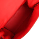 Hermes Kelly Ado II Backpack Rouge De Coeur Clemence Palladium Hardware