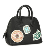 Hermes Mini 1923 Pique-Colle Bolide Black Chevre Palladium Hardware