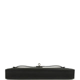 Hermes Kelly Elan "Cheval De Bois" Black and Multi Tadelakt Palladium Hardware