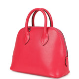 Hermes Mini 1923 Bolide Rose Extreme Chevre Chamkila Palladium Hardware