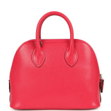 Hermes Mini 1923 Bolide Rose Extreme Chevre Chamkila Palladium Hardware