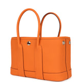 Hermes Garden Party Neo 23 Orange Togo Palladium Hardware