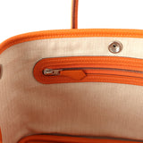 Hermes Garden Party Neo 23 Orange Togo Palladium Hardware