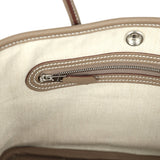 Hermes Garden Party Neo 23 Etoupe Negonda Palladium Hardware