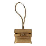 Hermes Kelly Festival Bag Charm Dore Chevre Chamkilight Permabrass Hardware