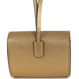 Hermes Kelly Festival Bag Charm Dore Chevre Chamkilight Permabrass Hardware