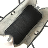 Hermes Garden Party Neo 23 Black-Ecru Toile H Canvas and Black Negonda Palladium Hardware