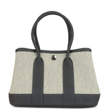 Hermes Garden Party Neo 23 Ardoise-Ecru Toile H Canvas and Ardoise Negonda Palladium Hardware