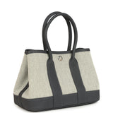 Hermes Garden Party Neo 23 Ardoise-Ecru Toile H Canvas and Ardoise Negonda Palladium Hardware