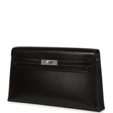 Hermes Kelly Elan Black Box Palladium Hardware