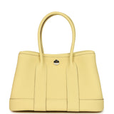 Hermes Garden Party Neo 23 Jaune Poussin Togo Palladium Hardware