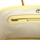Hermes Garden Party Neo 23 Jaune Poussin Togo Palladium Hardware