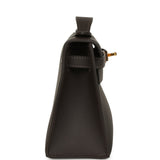 Hermes Kelly Pochette Bai-Brun Swift Gold Hardware