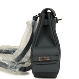 Hermes Mini Kelly Jump Backpack Gris Misty Swift Palladium Hardware