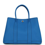 Hermes Garden Party 30 Bleu Hydra Negonda Palladium Hardware