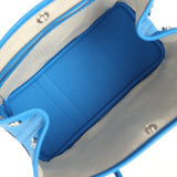 Hermes Garden Party 30 Bleu Hydra Negonda Palladium Hardware