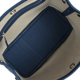 Hermes Garden Party Neo 23 Bleu Tie Togo Palladium Hardware
