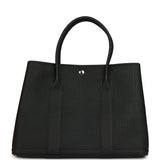 Hermes Garden Party 36 Black Negonda Palladium Hardware