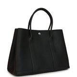Hermes Garden Party 36 Black Negonda Palladium Hardware