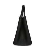 Hermes Garden Party 36 Black Negonda Palladium Hardware
