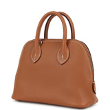 Hermes 1923 Bolide Mini Gold Evercolor Palladium Hardware