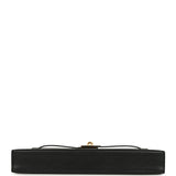 Hermes Kelly Elan Black Chevre Chamkila Gold Hardware