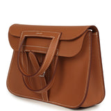 Hermes Mini Halzan Gold Swift Palladium Hardware